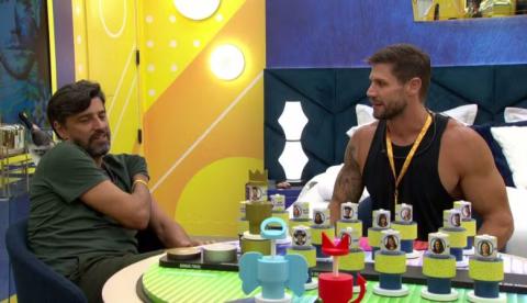 Jonas e Cowboy avaliam rivais para indicação ao paredão da semana