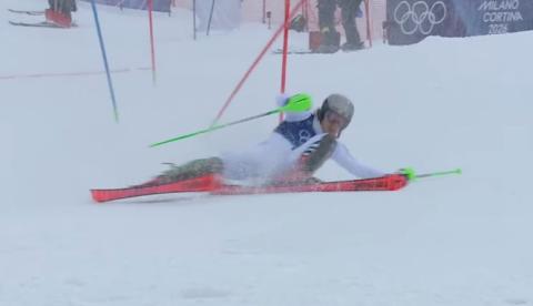 Jogos de Inverno: Lucas Braathen cai no slalom e encerra sonho de novo ouro para o Brasil