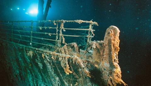 Mergulhadores identificam deterioração do Titanic no fundo do mar