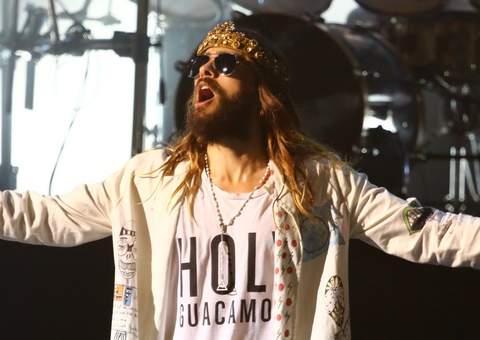 Jared Leto comanda show de 30 Seconds to Mars e agita brasileiros no Rio