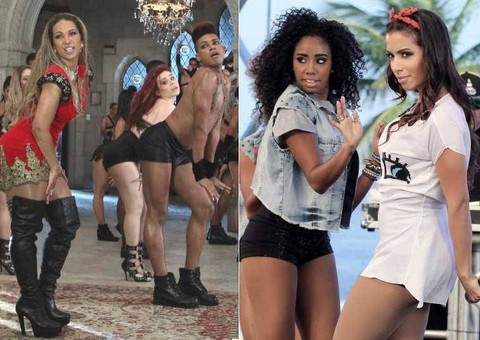 Rivais, Anitta e Valesca dividem o palco 