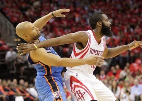 Rockets vencem Thunder por 105-103 e respiram no Oeste