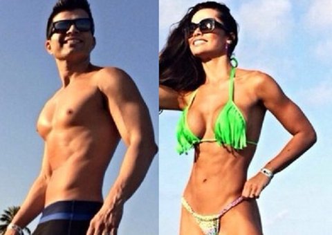  Musa da cinturinha, Bailarina do Faustão faz marido sedentário ficar sarado