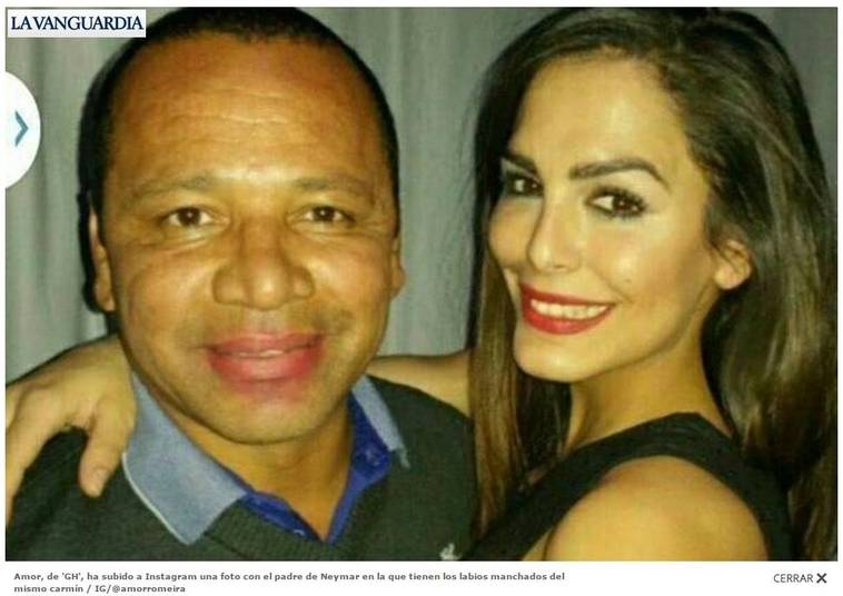 Pai de Neymar aparece em foto polêmica e levanta suspeitas de traição