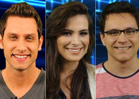 Eliéser, Kamilla e Ivan estão no paredão