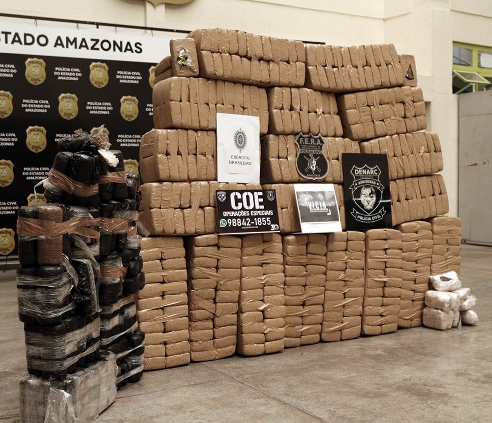 Denarc apreende mais de 3 toneladas de drogas no Amazonas 