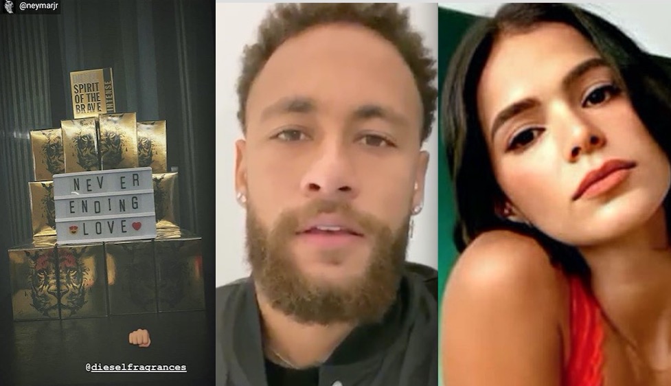 Neymar posta foto com presente de Bruna Marquezine e agita fãs