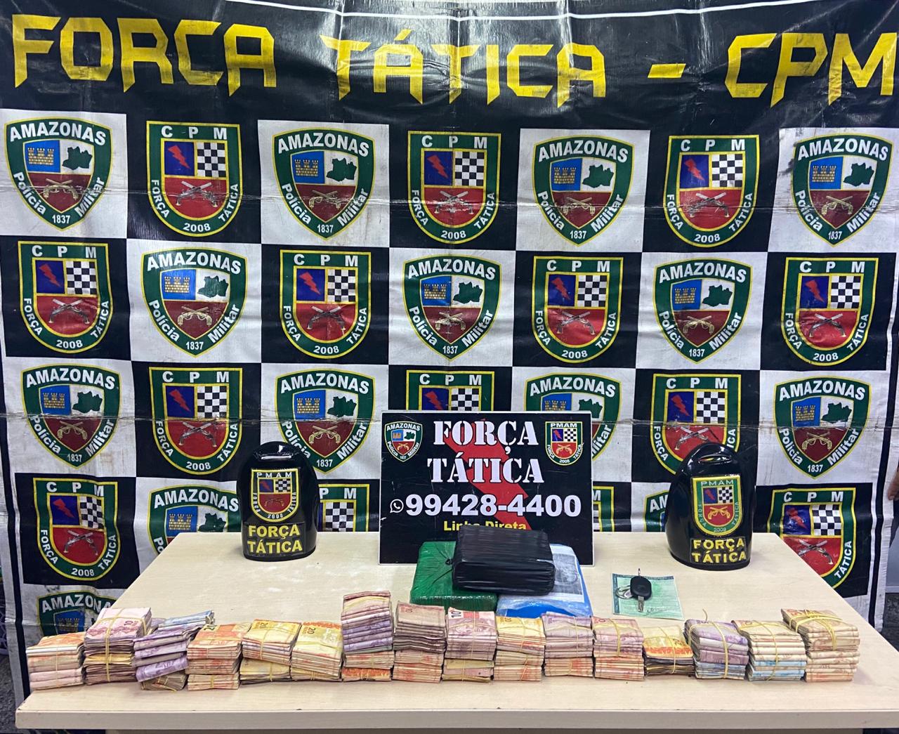 Traficante é preso com bolada em dinheiro em casa de forró em Manaus