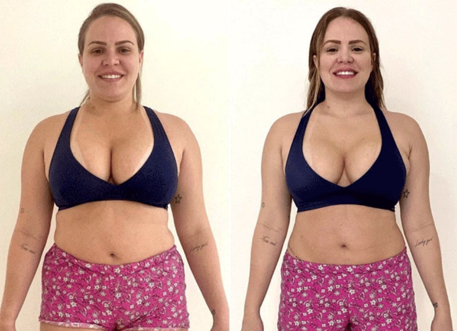 Paulinha Leite perde 10kg em um mês e mostra resultado