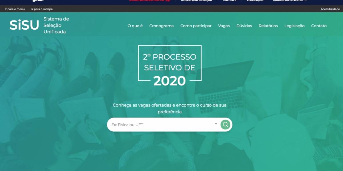 Sisu abre hoje com 51 mil vagas no ensino superior público