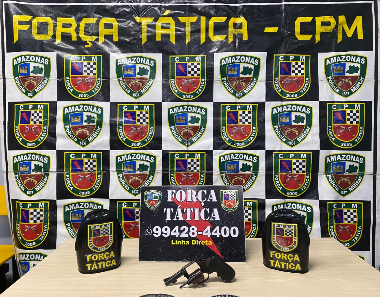 Força Tática prende 'valentão' que ameaçava clientes de bar em Manaus