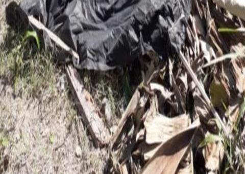 Ao sair para regar plantas em Manaus, mulher encontra  jovem desovado em campo 