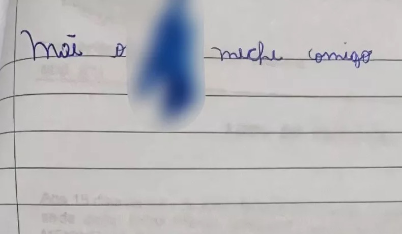 Menina escreve bilhete para revelar à mãe que é estuprada pelo padrasto