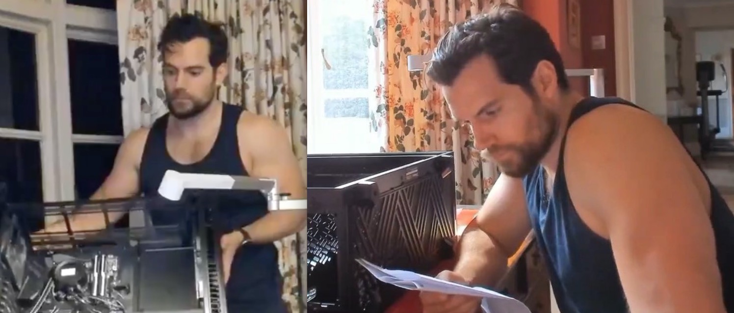 Henry Cavill monta PC gamer e causa alvoroço: 'estou grávida após ver esse vídeo'