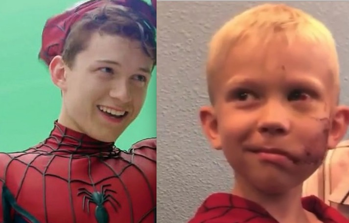Tom Holland convida menino que salvou a irmã para conhecer set de Homem-Aranha 3