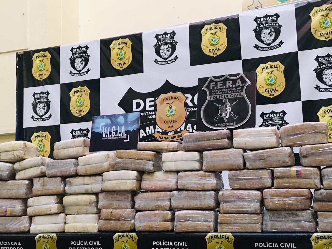 Drogas avaliadas em meio milhão de reais são apreendidas em Manaus