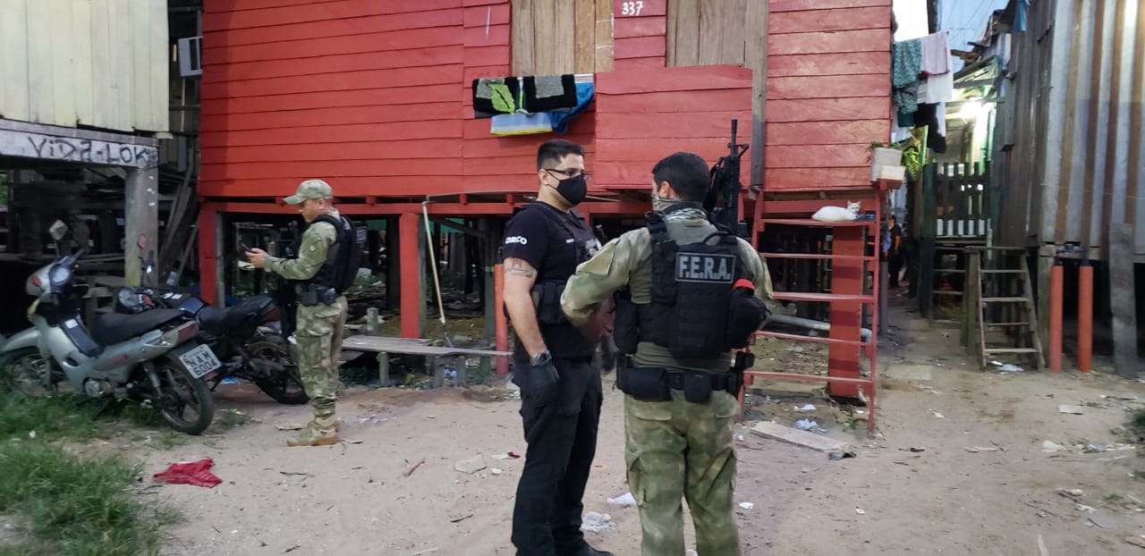 Cinco criminosos são presos na Operação Beiradinho deflagrada em Manaus 