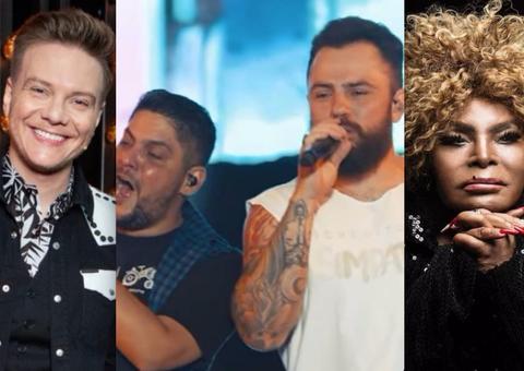 Lives do fim de semana têm Jorge e Mateus, Elza Soares e Michel Teló