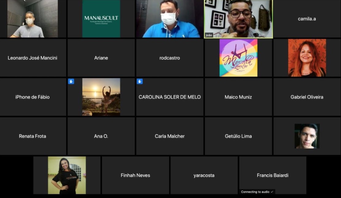 Prefeitura inicia ciclo de reuniões virtuais com classe artística sobre Lei Aldir Blanc