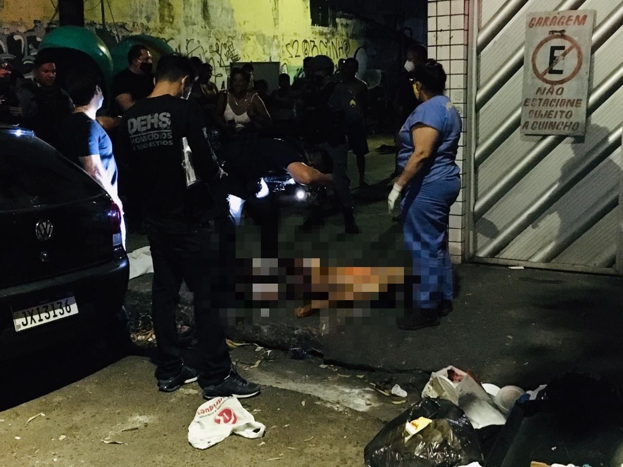 Vendedor de água tem corpo crivado a balas em Manaus