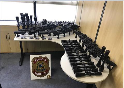 PF deflagra operação contra o tráfico internacional de armas em 8 estados