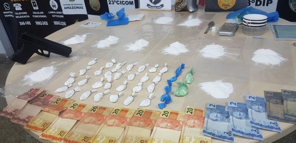 Suspeito de trabalhar com disque-drogas é preso durante entrega em Manaus 