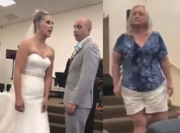 Noiva quase fica sem vestido em casamento após mandar indireta para sogra 
