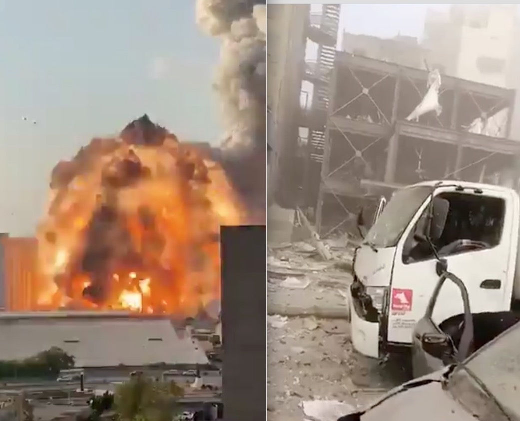 Cenário apocalíptico: Explosão em Beirute causou destruição a quilômetros de distância 