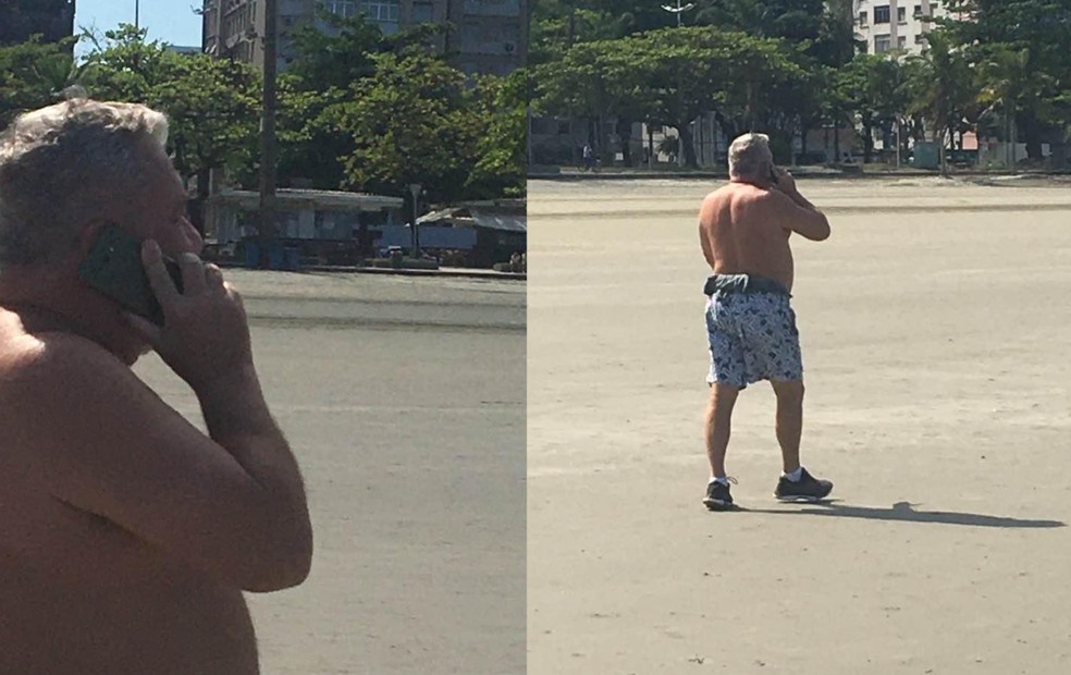 Desembargador volta a ser flagrado sem máscara e dispara: 'Ignoro essas viaturas da guarda'