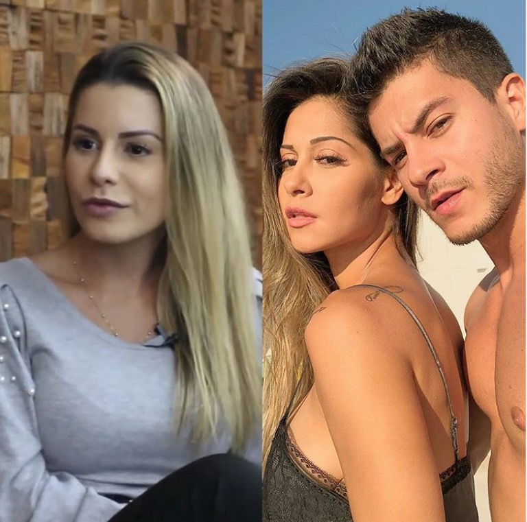 Arícia Silva chama Arthur Aguiar de ‘cachorrão’ e diz que ator mentiu estar solteiro
