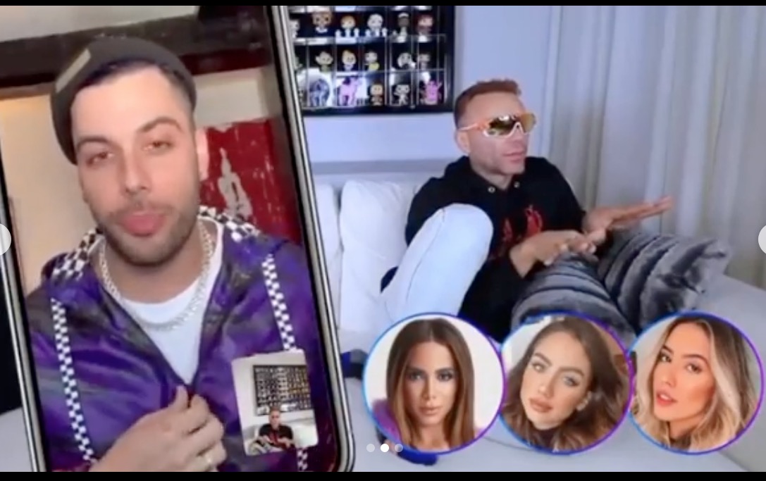 Gui Araújo revela com qual das exs casaria entre Anitta, Gabi Brandt e Catherine