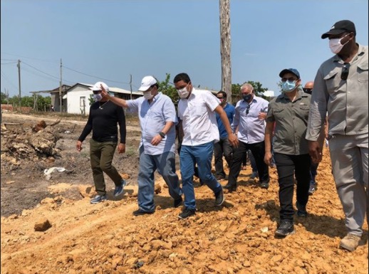 Eduardo Braga inaugura UBS Fluvial e visita obras em Nova Olinda do Norte