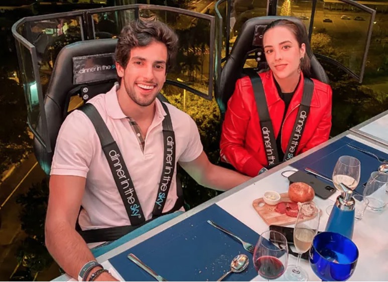 Filha de Faustão faz rara aparição com namorado apresentador da Record