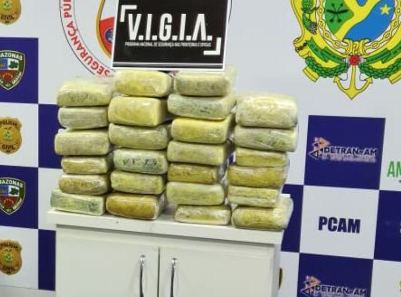 Mulheres são presas com drogas avaliadas em quase meio milhão no Amazonas