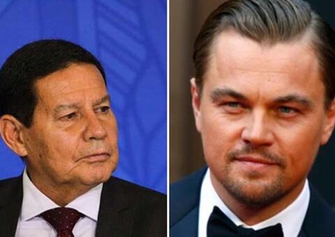 Após críticas de Leonardo DiCaprio, Mourão convida ator para marchar oito horas na selva