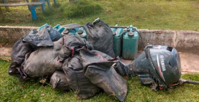 Material que seria utilizado por piratas dos rios é apreendido no Amazonas 