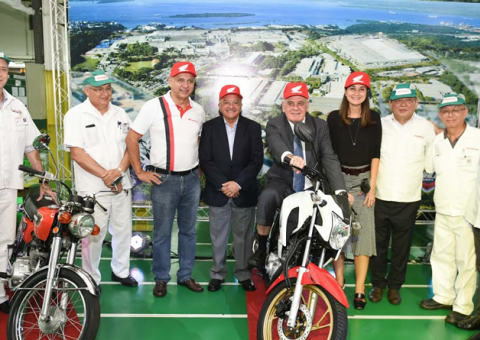 Moto Honda completa 45 aos na Zona Franca de Manaus