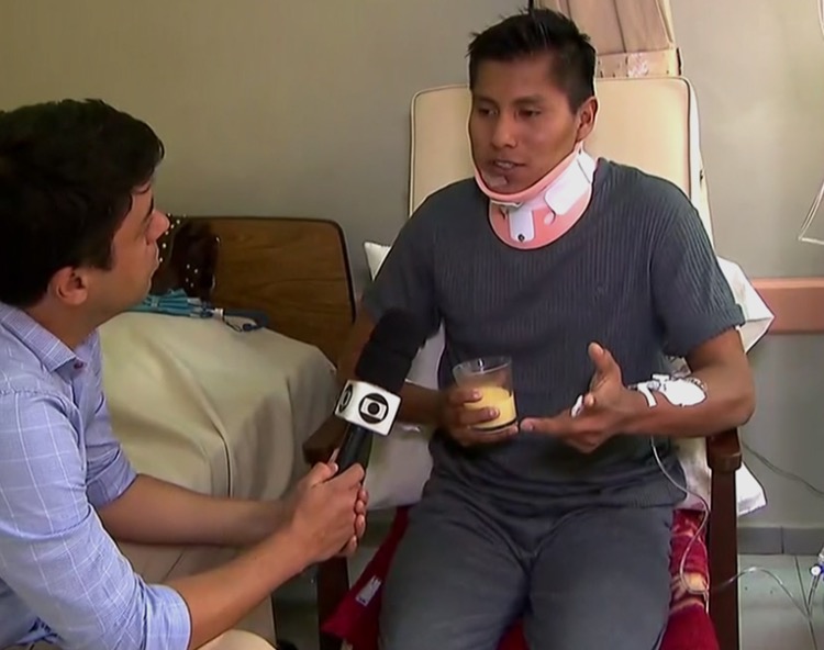 Tripulante nega que tenha ficado em posição fetal durante queda do voo da Chape