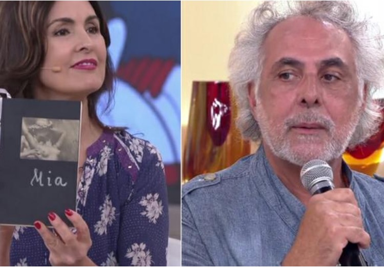 Fátima Bernardes esquece presente que ganhou de ator e comete gafe no “Encontro”
