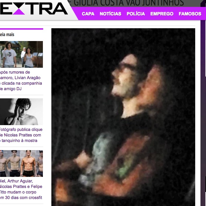 Nicolas Prattes e Giulia Costa vão juntos ao cinema após rumores de affair