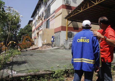 Implurb retoma operação para reordenamento no conjunto Ayapuá 