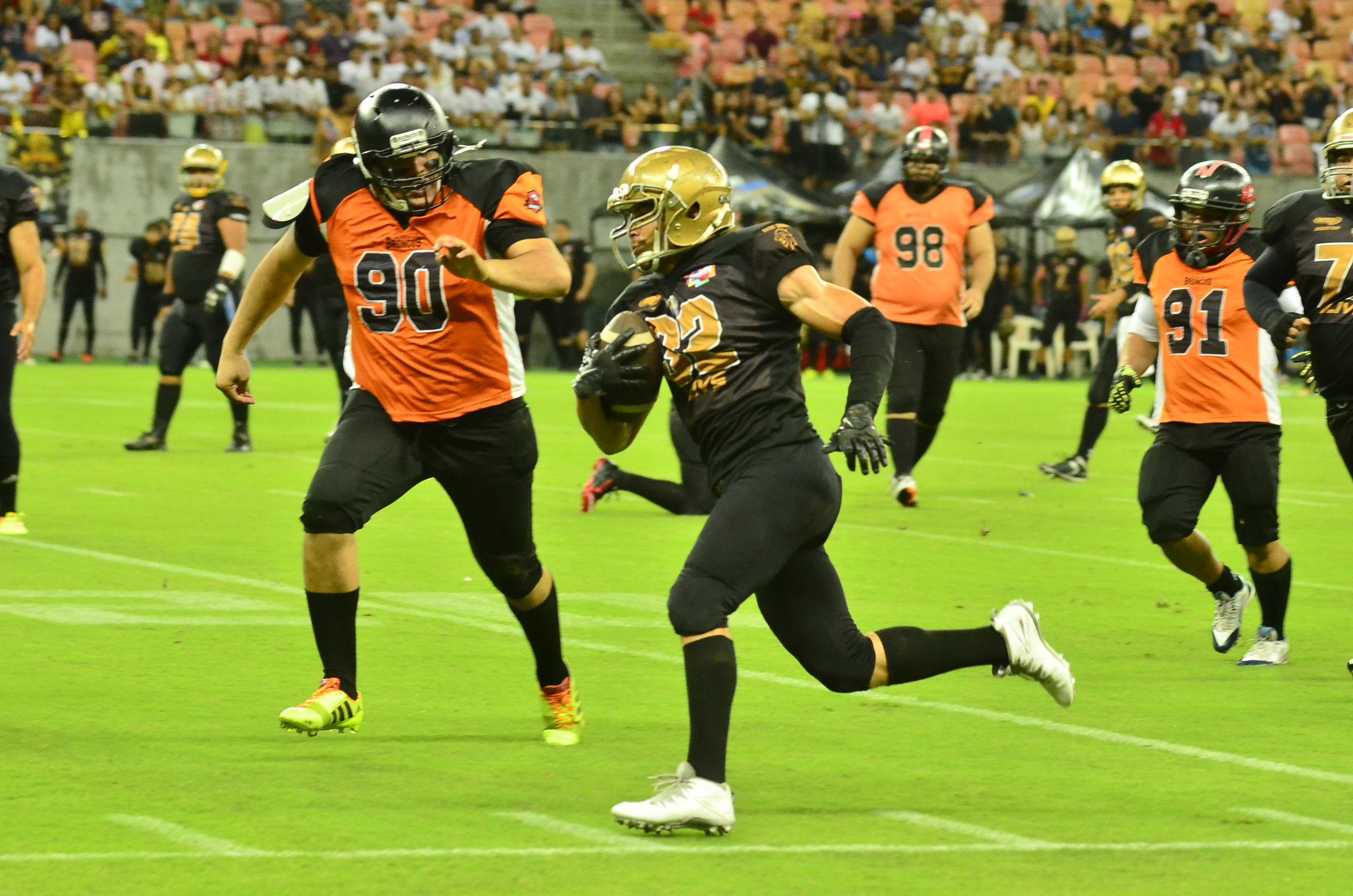 North Lions conquista título em final histórica do Amazonense de Futebol Americano