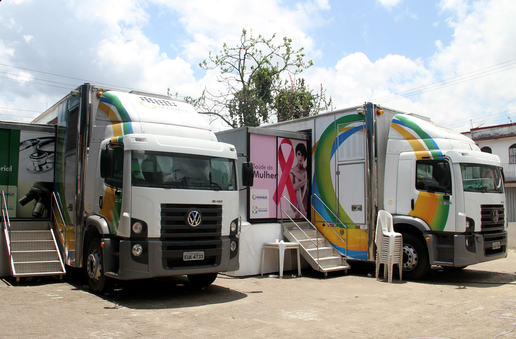 Duas unidades móveis de saúde têm alteração na programação