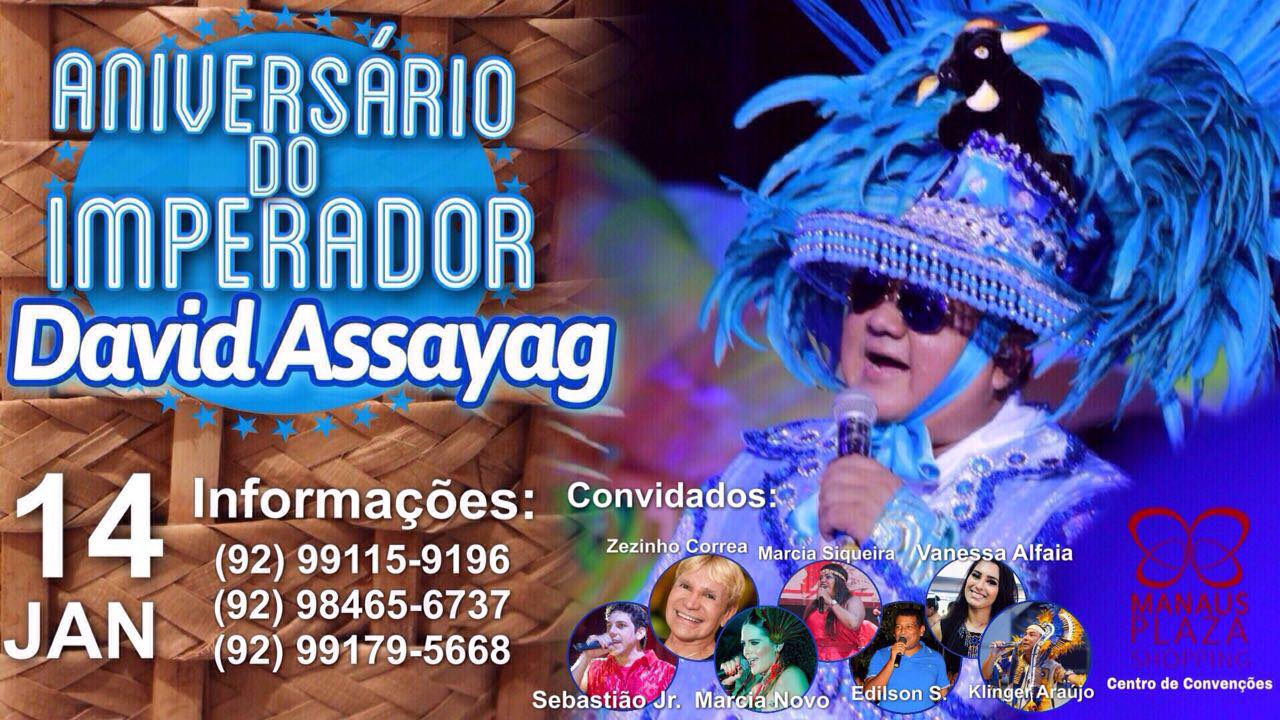 A corte está em festa: David Assayag comemora mais um aniversário 
