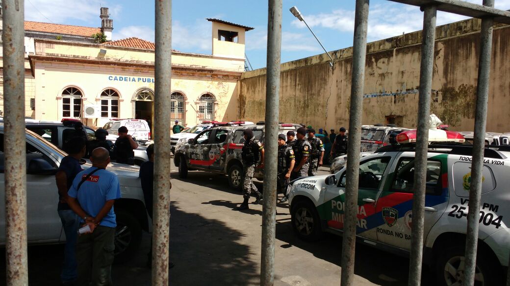 Presos reivindicam benefícios durante tumulto na Cadeia Pública Raimundo Vidal Pessoa