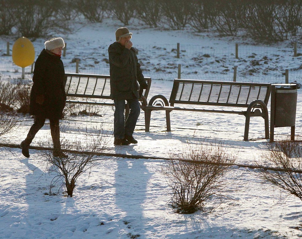Frio mata mais de 20 pessoas na Europa