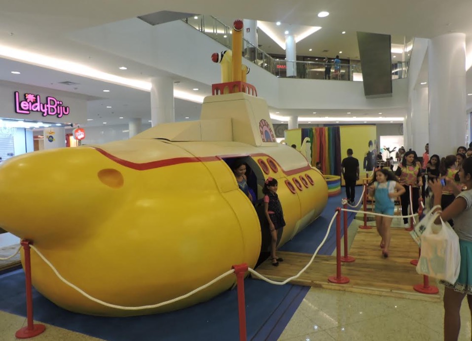 Shopping em Manaus tem atração inédita de férias, Yellow Submarine