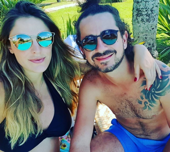 Rafa Brites mostra Felipe Andreoli aos prantos durante parto de filho