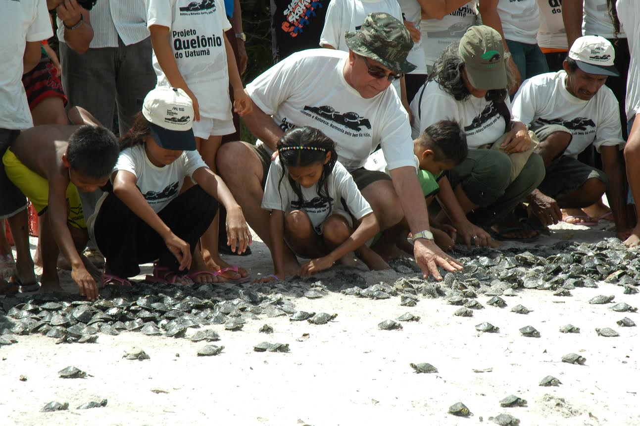 Projeto Pé-de-Pincha realiza soltura de quelônios  