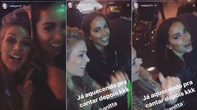 Em noite de aventuras, Anitta e Ludmilla Dayer vão parar em festa de Samuel L. Jackson